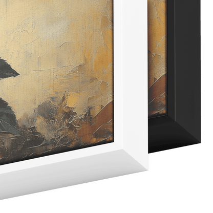 Minimalist Single Stem Floral Artwork Sunflower Simple Detailing Soft Cream Background Ultra High Definition Meticulously Designed Panoramic Framed Canvas Wall Art - Awakening Righteousness